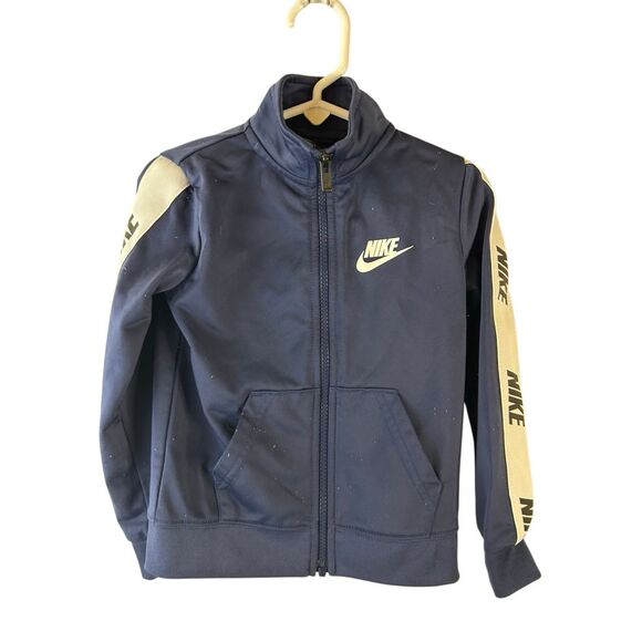 Nike 3t jacket navy zipper spellout - Picture 1 of 6